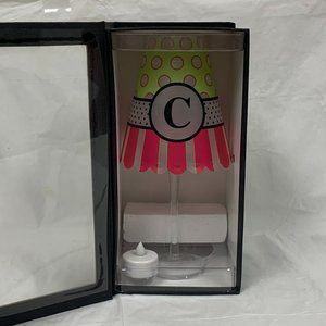 Cypress home wine glass table lamp Decor NIB